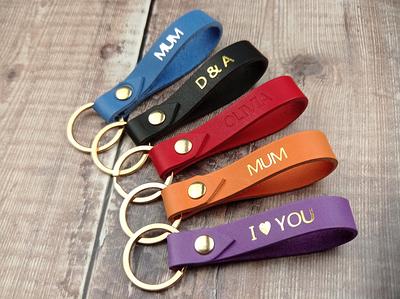 Custom Letter Keychain, Initial Personalized Gifts For Her