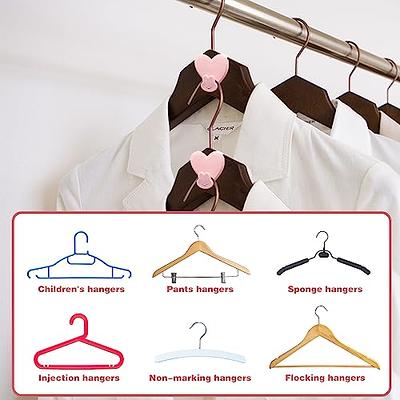 18Pcs Hangers Space Saving Hanger Hooks, Clothes Hanger Connector Hooks  Extender Clips Closet Organizer for Clothes, Plastic Heavy Duty Cascading Hanger  Triangle Space Saver for All Hangers, 3 Colors - Yahoo Shopping