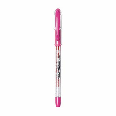 Buqoo Gel Pens Set, 5 Pack Retractable Gel Ink Pens 0.5mm Fine Points Pens  Various Styles of Gel Pens with 1 Highlighter Smooth Writing No Bleed for  Note Taking, Writing (Pink) - Yahoo Shopping
