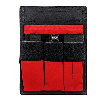 Melo Tough Padded Suspenders |Tool Belt Suspenders with Movable Phone Holder Tape Holder Pencil Holder Adjustable Straps, Suspenders Loop Heavy Duty