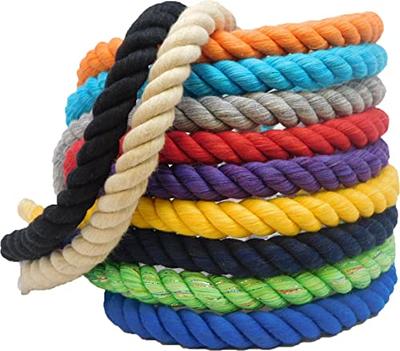 Ravenox Natural Twisted Cotton Rope, (Snow White)(1/2 Inch x 10 Feet), Made in The USA