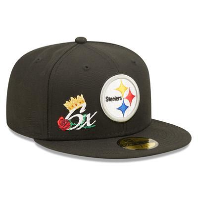 Pittsburgh Steelers New Era 2022 Sideline 9FIFTY Ink Dye Snapback Hat -  Black