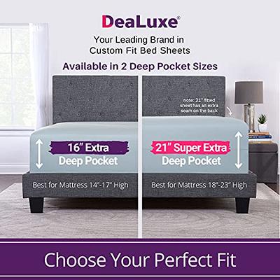  Extra Deep Queen Fitted Sheet - Hotel Luxury Single