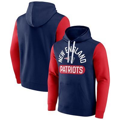 Fanatics Branded Navy New England Patriots Extra Point Pullover Hoodie