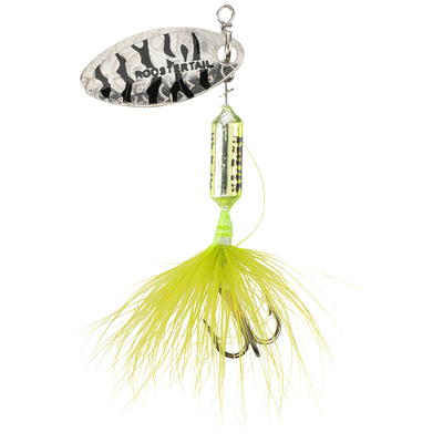 Worden's Vibric Rooster Tail Inline Spinner - 1/4 oz. - Copper Chartreuse -  Yahoo Shopping