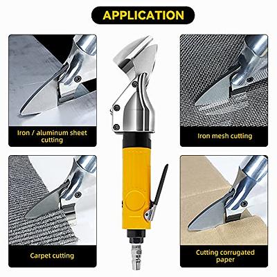 Electric Drill Plate Cutter, Metal Nibbler Drill Attachment Electric Drill  Refitting Plate Shears Double Headed Metal Cutter Precise Cutting Plate