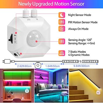 AUVON Rechargeable Mini Motion Sensor Night Light, LED Stick-On