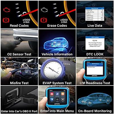 Check Car Engine OBD2 Scanner Live Data Stream EOBD Code Reader