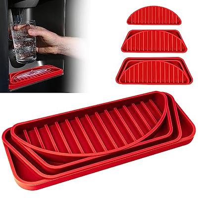 Refrigerator Drip Catcher,Mini Refrigerator Drip Trays for Refrigerator Fridge Water Dispenser Drip Collector,Refrigerator Drip Tray for Water Tray