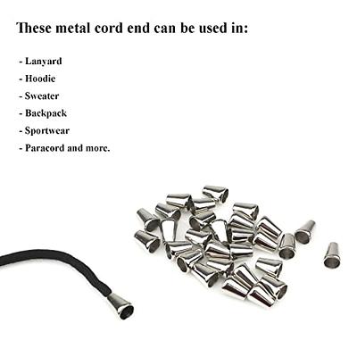 METALLIXITY Plastic Cord Lock End Toggle (0.33 x 0.24)10pcs, Single Hole  Spring Stopper Cord Stops Lanyard Clips Cord Adjuster for Clothing,  Shoelaces, Drawstrings, Silver Tone - Yahoo Shopping