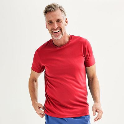 Men's Tek Gear® Dry Tek Tee, Size: Small, Med Red - Yahoo Shopping