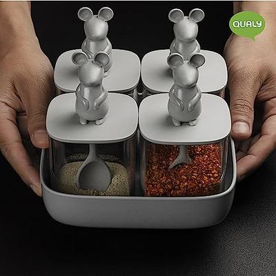 Container Sugar Salt Pepper  Salt Sugar Condiments Container