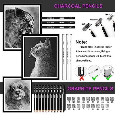 Lightwish Drawing Sketching Pencils, 36 Pcs Professional Art Pencils for  Artists' Kids, Art Supplies &Graphite Charcoal Pencils, Sketchbook - Yahoo  Shopping