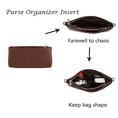  Vercord Felt Purse Organizer Insert Pochette Handbag