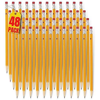 ECOTREE Pencils #2 HB Pencils Pre-sharpened Pencils Number 2 Pencils  Rainbow Pencils Recycled Pencils Eco Pencils with Erasers 12 Pack