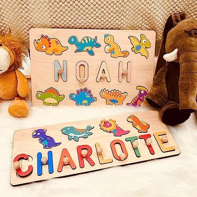  Woodemon Personalized Name Puzzle for Kids, Custom