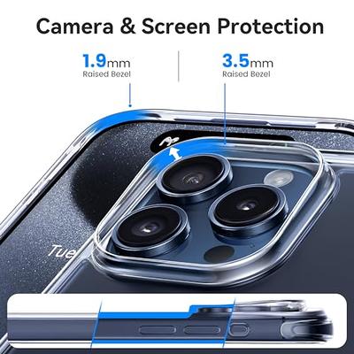 CASEKOO for iPhone 13 Pro Case Crystal Clear, [Not Yellowing] [Military  Drop Protection] Shockproof Protective iPhone 13 Pro Phone Case 6.1 inch  2021, Blue 