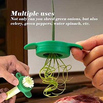 Green Onion Shredder, Stainless Steel Scallion Slicer Shred Silk The Cutter  Vegetable Chopper