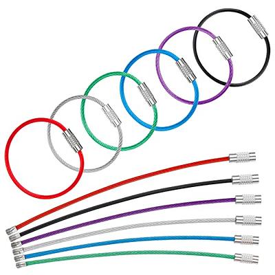 Pawfly 25 Pack Wire Keychain Cable