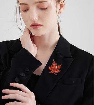 Maple Leaf Brooch Maple Leaf Hat Pin Maple Leaf Jewelry Leaves Jewelry Fall  Leaves Autumn Leaves Hat Pins for Women Pocketbook Pins 