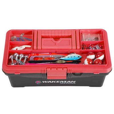 Tackle Box and Fishing Accessories - 55-Piece Fishing Gear Kit