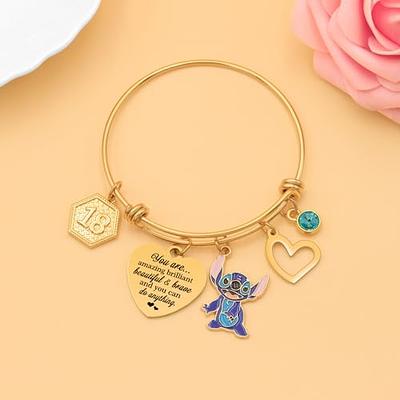 Charm Bracelets And Stitch Jewelry Ladies & Kids I Love You Bracelets Best  Friend Gifts