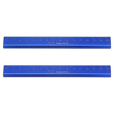 Architectural Scale Ruler for Blueprint, 12'' Metric Metal Engineers  Triangle Drafting Ruler with Imperial Measurements for Architects  Engineering