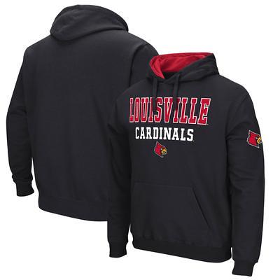 Men's Colosseum Black Louisville Cardinals Half-Zip Hoodie - Yahoo