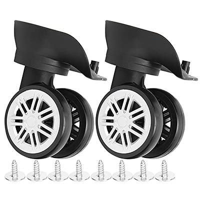 2 Pcs Luggage Suitcase Wheels, Replacement Luggage Wheels Swivel