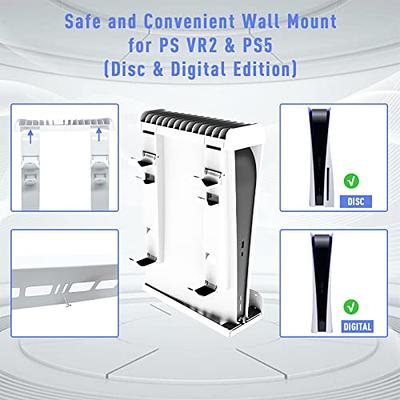  Hosanwell PS VR2 Wall Mount, PS VR2 Stand with 2 Way