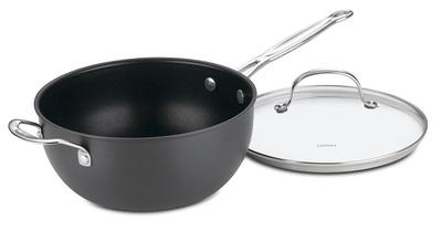 Cuisinart Chef's Classic Non-Stick Hard Anodized 3 Quart. Saucepan with  Cover