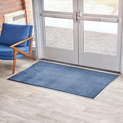 Consolidated Plastics Economy Indoor/Outdoor Entrance Floor Mat with  Non-Slip Rubber Backing, Absorbs Water, 18 Oz Heavy Duty Carpet Rug  Commercial Grade (2' x 3', Blue) - Yahoo Shopping