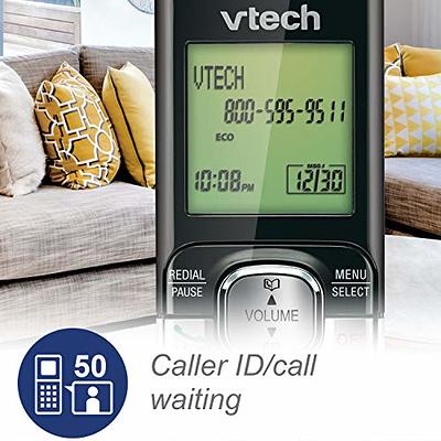 VTEch Handset Cordless Phone with Caller ID Silver/ Black