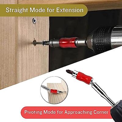 6Pc Magnetic Extension Socket Drill Bit Holder Screwdriver 1/4