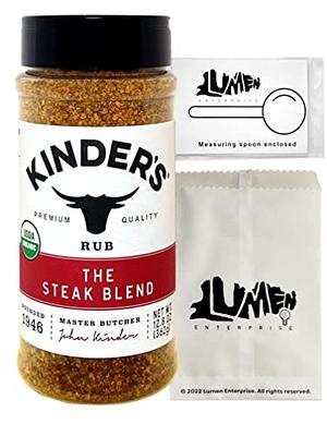 Kinder's Organic Prime Rib Rub, Premium Quality Seasoning, MSG Free, USDA  Certified Organic, 11 oz