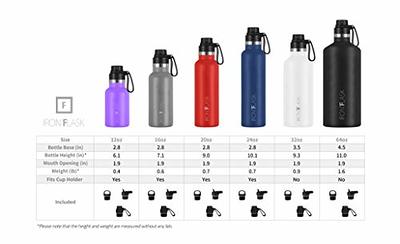 IRON °FLASK Spout Lid for Hydro Wide Mouth, Simple Insulated Sports Water  Bottles, Modern Chug Lid, BPA Free (2 Lids) [Fuchsia]