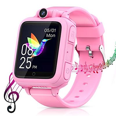 Kids Game Smart Watch Gift for Girls Toys for 4 5 6 7 8 9 10 11 12 Year Old  Girls Birthday Gift, 14 Puzzle Games HD Touch Screen Kids Watch with