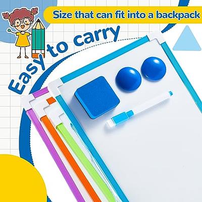 Colarr 20 Set Small Magnetic Dry Erase Whiteboard for Kids Wall Hanging 8''  x 12'' Double
