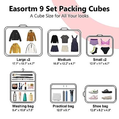 Packing Cubes - Set of 3 by Bag-all - Pink