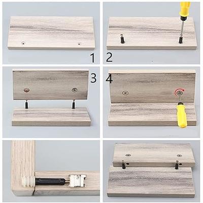 Wood Threaded Dowels with Plastic Connectors