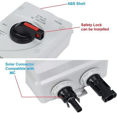 Dc Disconnect Switch Solar, Waterproof Isolator Switch