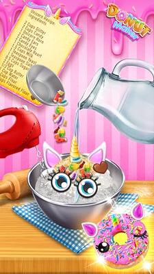 Rainbow Glitter Donut Maker - Kids Candy Food Dessert Chef Cooking Games -  Yahoo Shopping