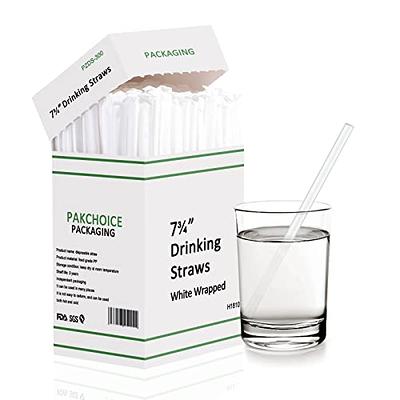 CocoStraw B00k4pp0vk 8 Large Wide Smoothie Straws/straight Frozen Drink Straw, Stainless Steel