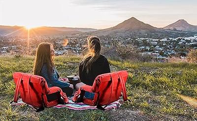 Reclining Stadium Seat with Armrests and Side Pockets – Alpcour