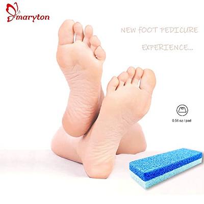 Maryton Pumice Sponge for Feet,Pumice Sponge Stone Exfoliate Foot Feet Care  Dead Dry Skin Callus Pedicure Pack of 4