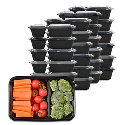 Meal Prep Containers, Plastic Food Storage Containers with Lids, 32oz Meal  Prep Container, To Go Containers Disposable, BPA Free, 50 Packs 