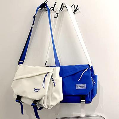 Messenger Bag for Men,Water Resistant Unisex Canvas Shoulder Bag