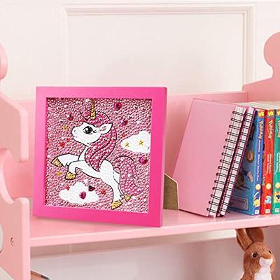 yohuu 5D Diamond Painting Kit for Kids with Wooden Frame Gem Arts