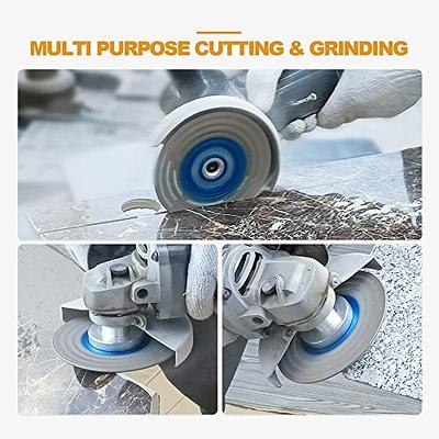 GRIP TIGHT TOOLS 4-1/2 in. Professional Turbo Sandwich Diamond Blade, Cuts  Granite, Marble, Concrete, Stone, Brick and Masonry (3-Pack) - Yahoo  Shopping