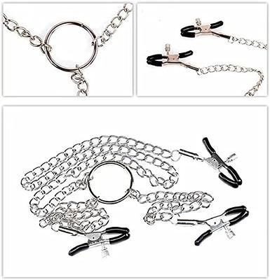 Nipple Clamps Rings Nip Clips, Stainless Steel Nipple Clips Jewelry  Surgical Steel Nipple Rings Non-Piercing Nipple Clamp Body Jewelry for  Women - Yahoo Shopping